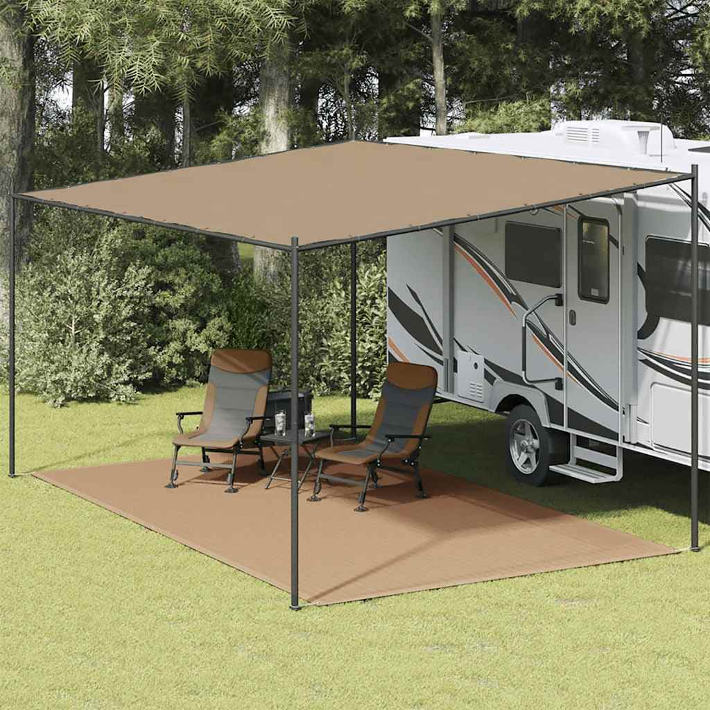 vidaXL Tapis de tente 300x600 cm Taupe