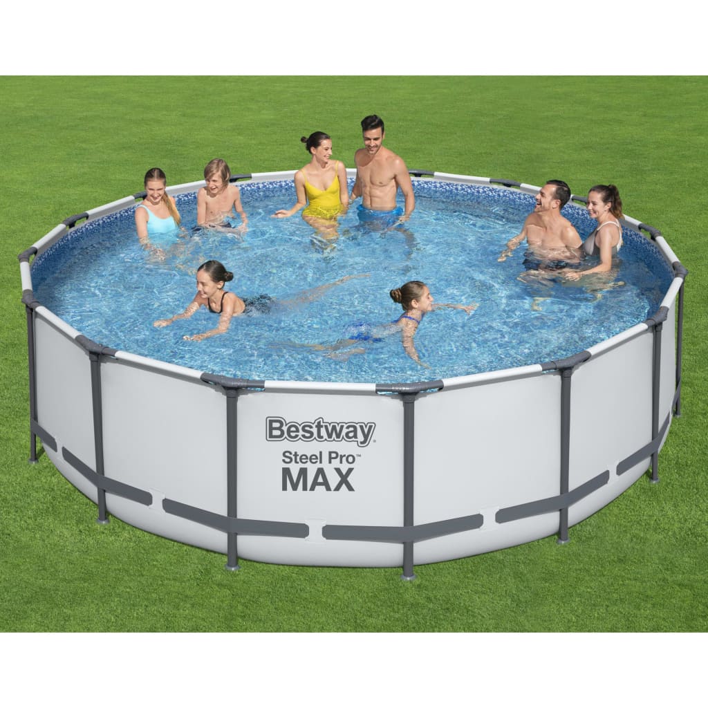 Bestway Ensemble de piscine Steel Pro MAX 488x122 cm