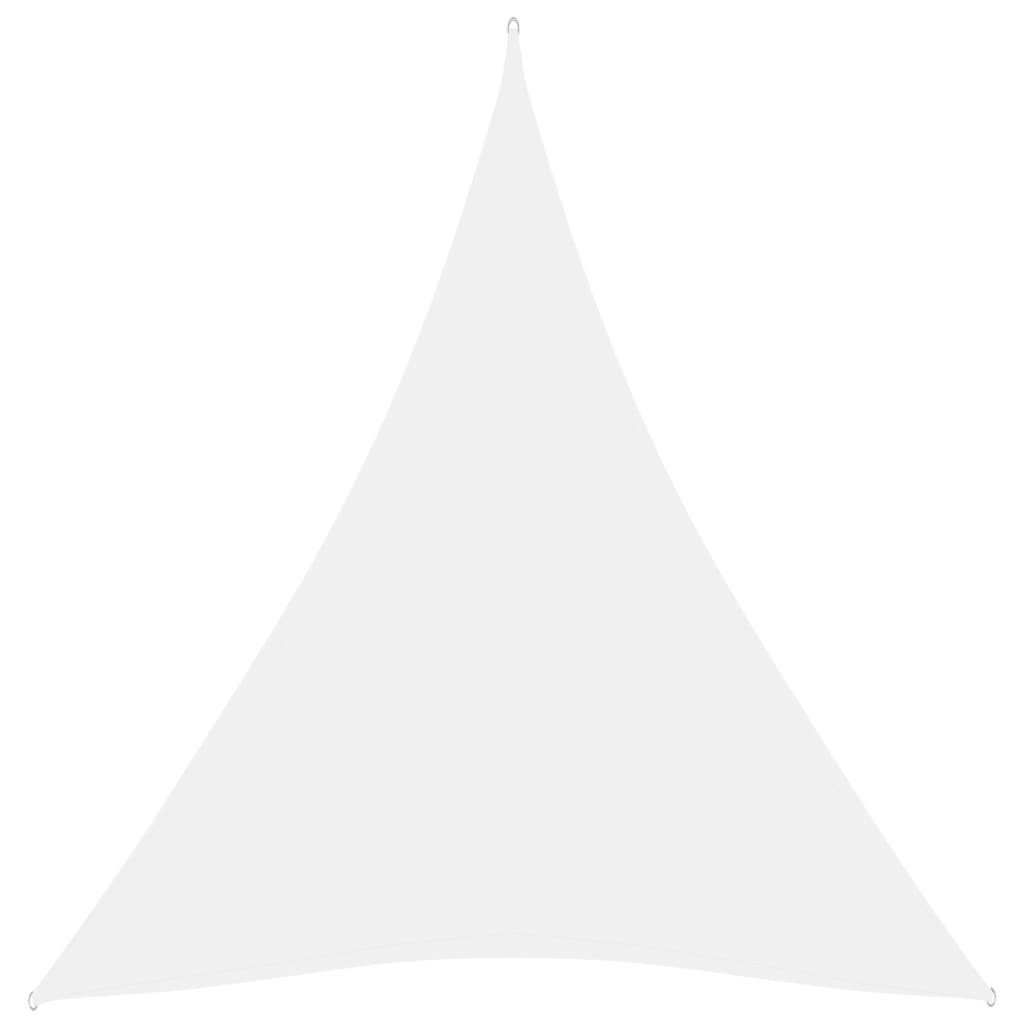 vidaXL Voile de parasol tissu oxford triangulaire 4x5x5 m blanc