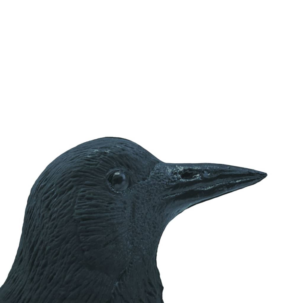 Ubbink Statue de corbeau 27 cm Noir