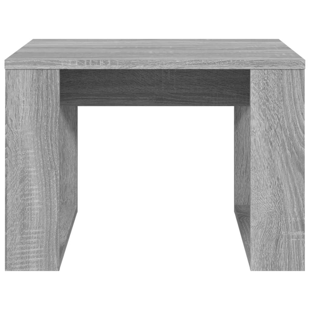 vidaXL Table d'appoint Sonoma gris 50x50x35 cm Bois d'ingénierie