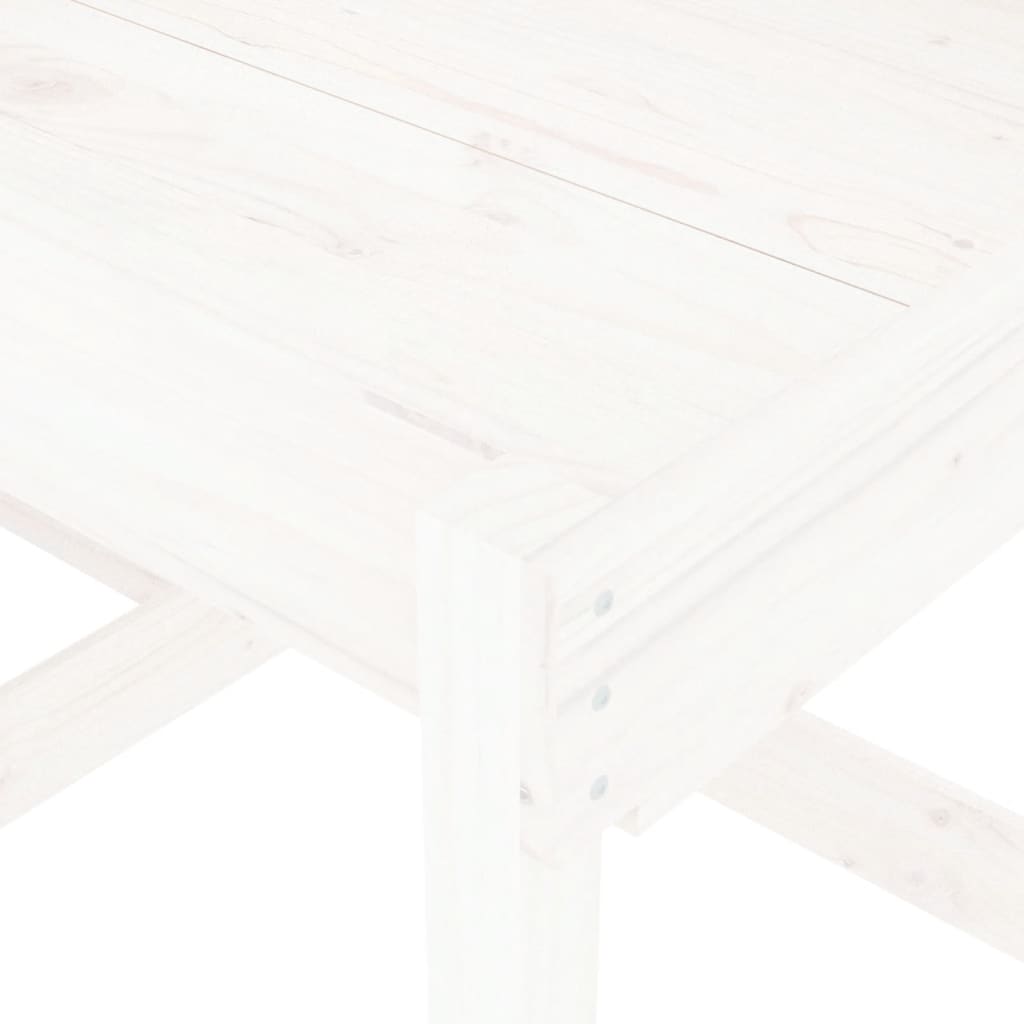 vidaXL Tables à sable 2 pcs blanc bois de pin massif
