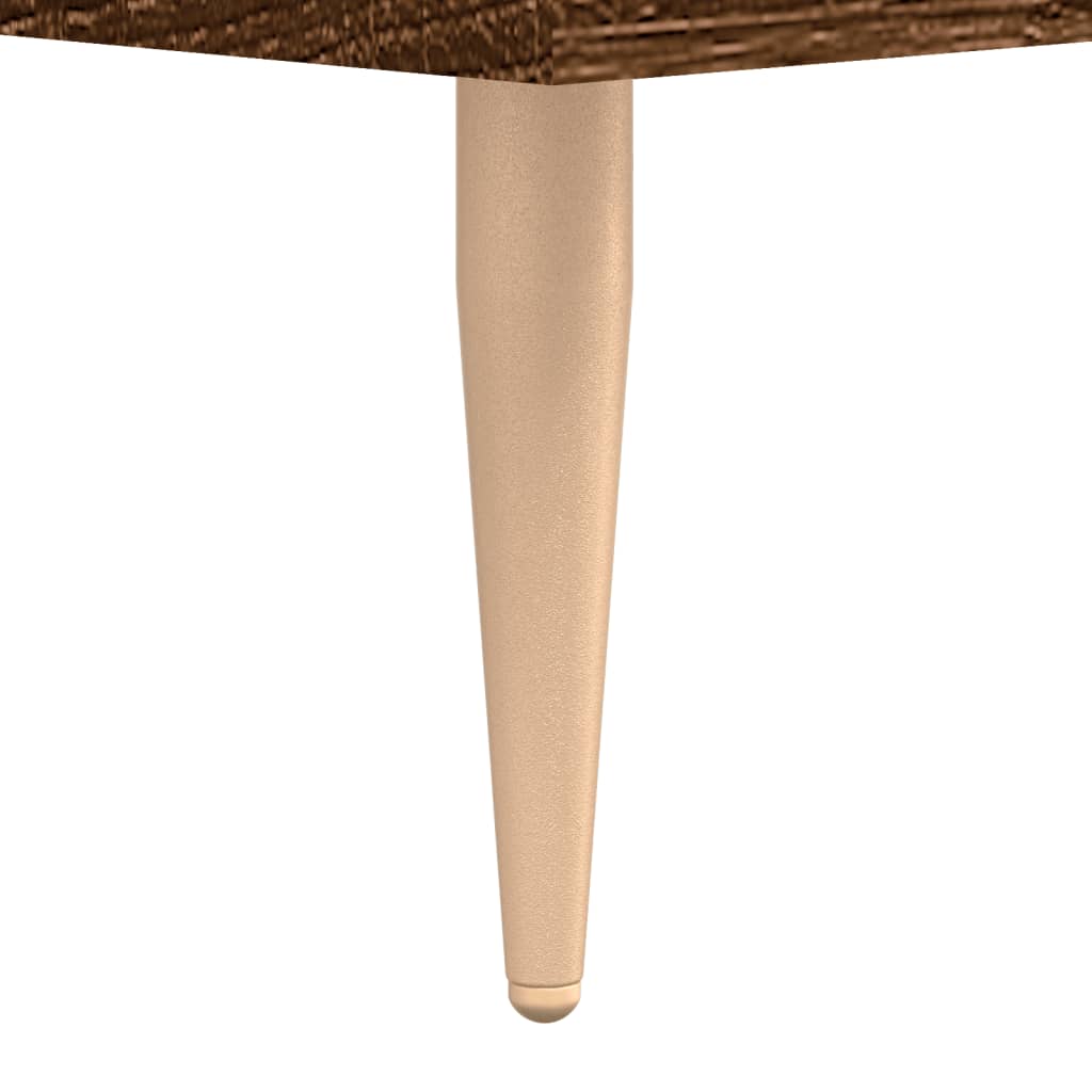 vidaXL Meuble TV chêne marron 102x36x50 cm bois d'ingénierie