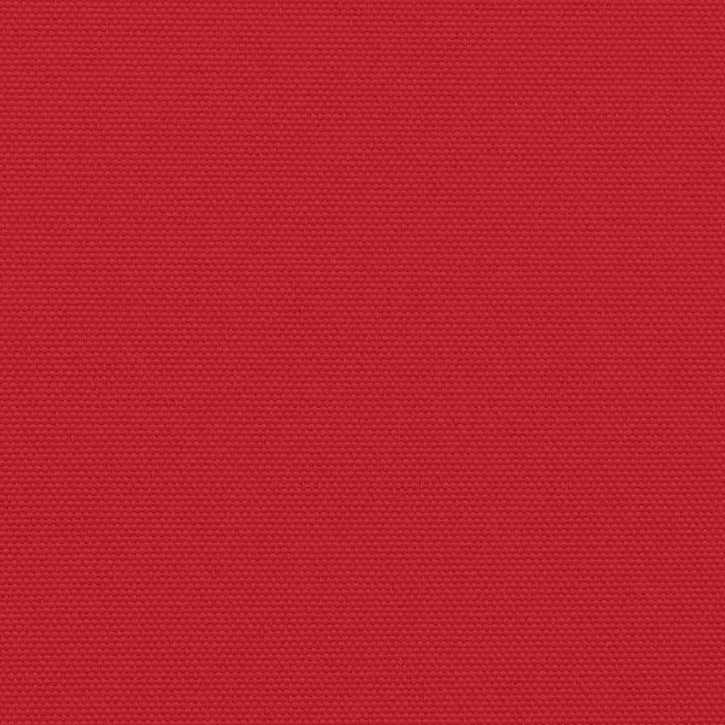 vidaXL Auvent latéral rétractable Rouge 160x1200 cm