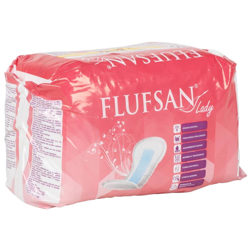 Flufsan Serviettes d'incontinence pour femmes 120 pcs
