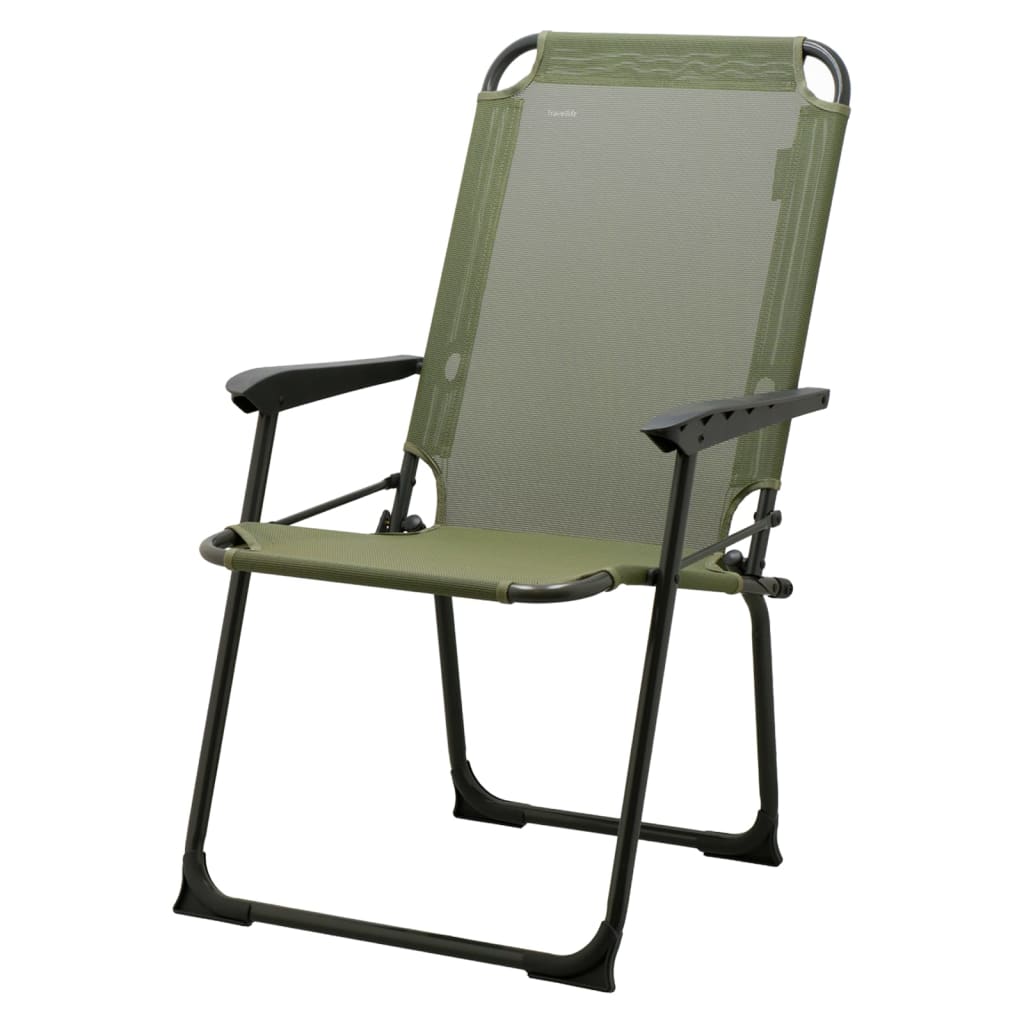 Travellife Chaise de camping compacte pliable San Marino Vert