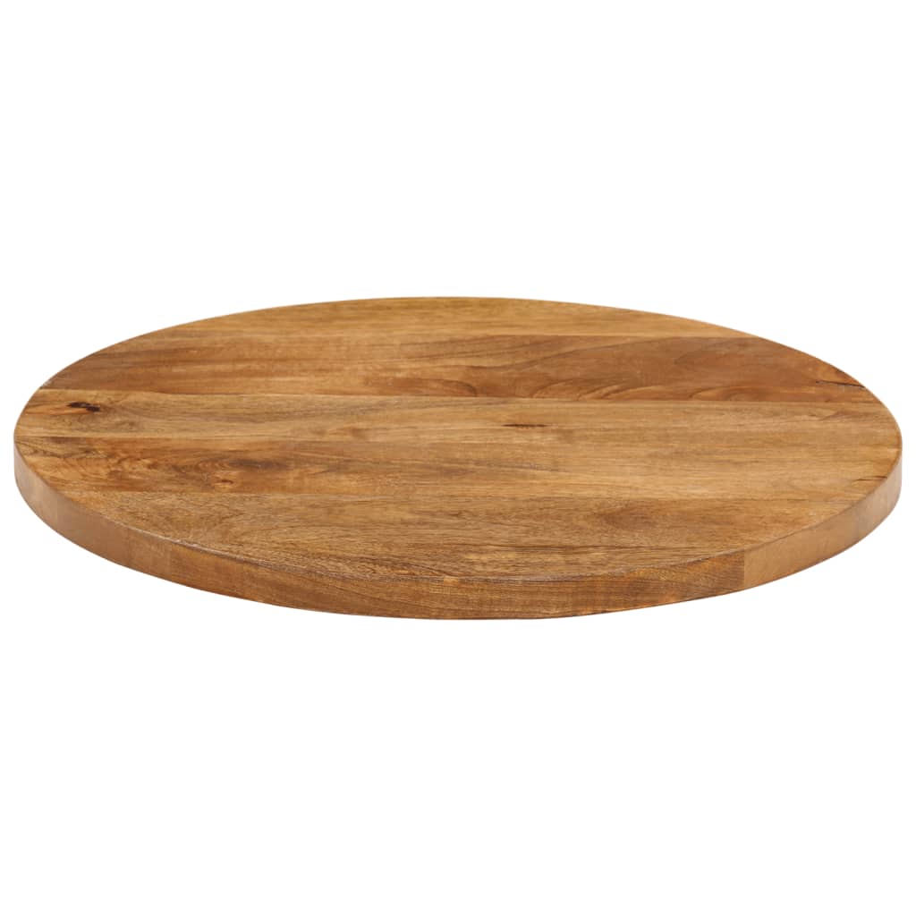 vidaXL Dessus de table Ø 50x3,8 cm rond bois de manguier massif