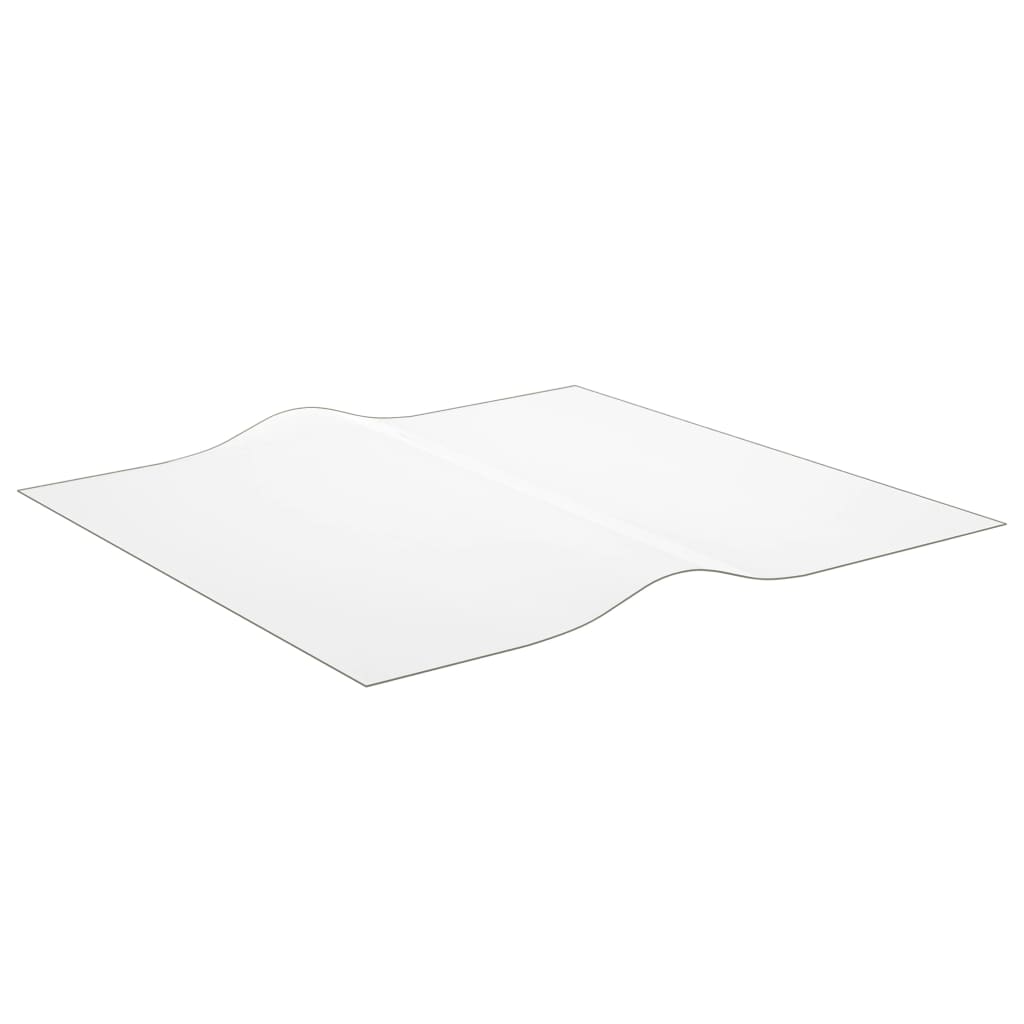 vidaXL Protecteur de table transparent 90x90 cm 1,6 mm PVC