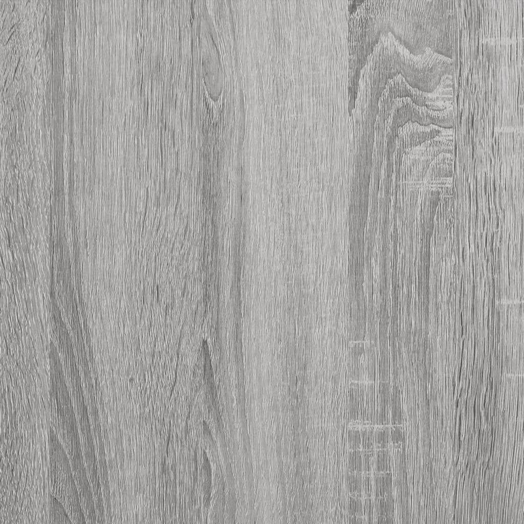 vidaXL Table de chevet murale Sonoma gris 50x36x40 cm