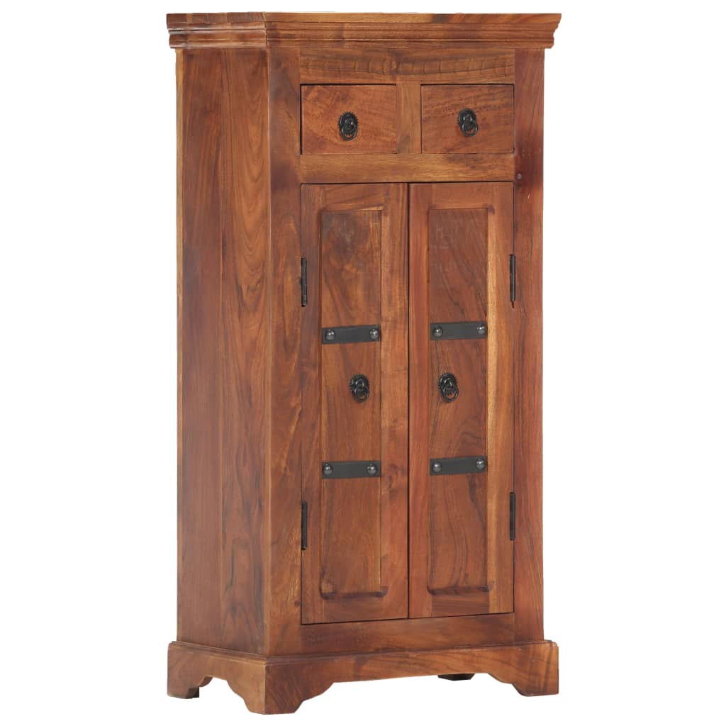 vidaXL Buffet 50 x 30 x 100 cm Bois d'acacia massif