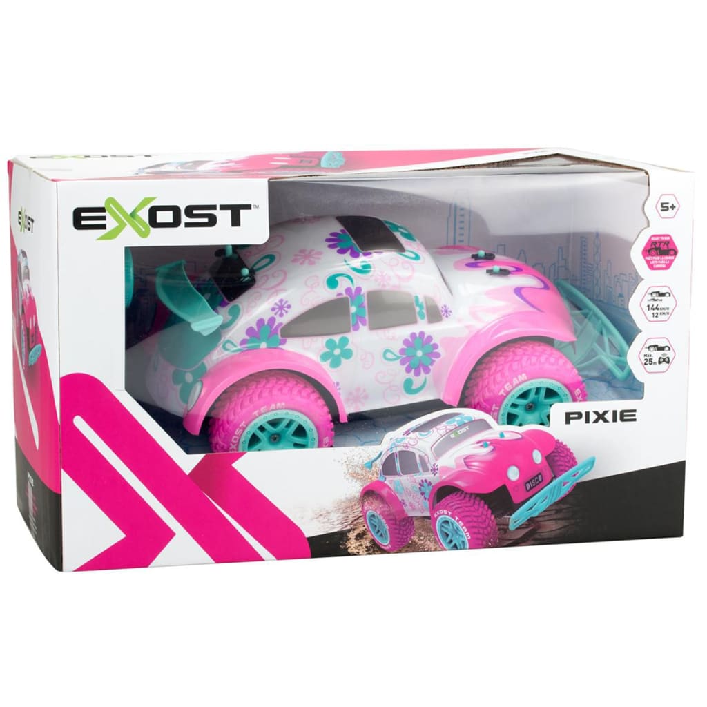 Exost Voiture radioguidée Pixie Buggy Rose TE20227