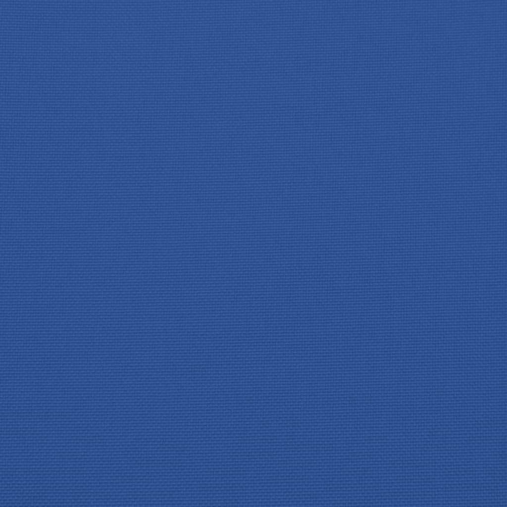 vidaXL Coussin de banc de jardin bleu 200x50x7 cm tissu oxford