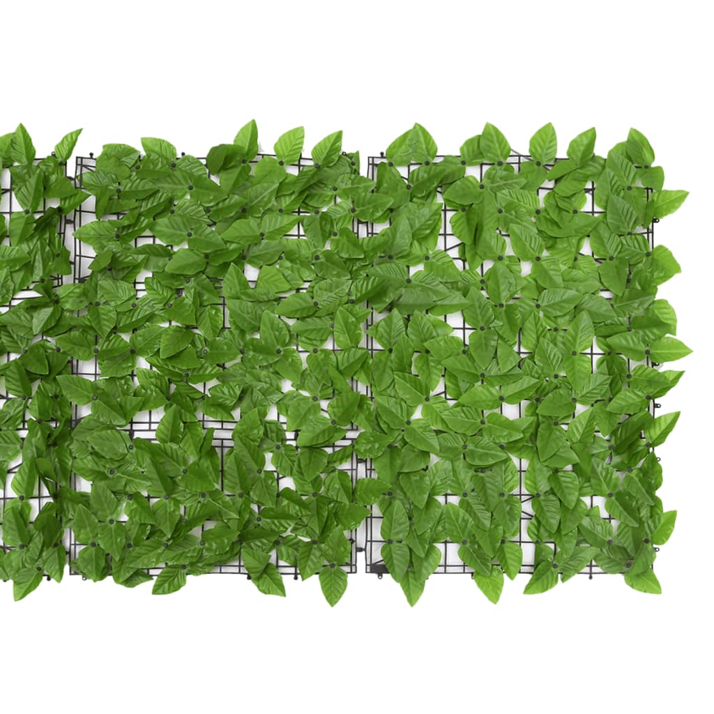 vidaXL Brise-vue de balcon avec feuilles vert 600x75 cm