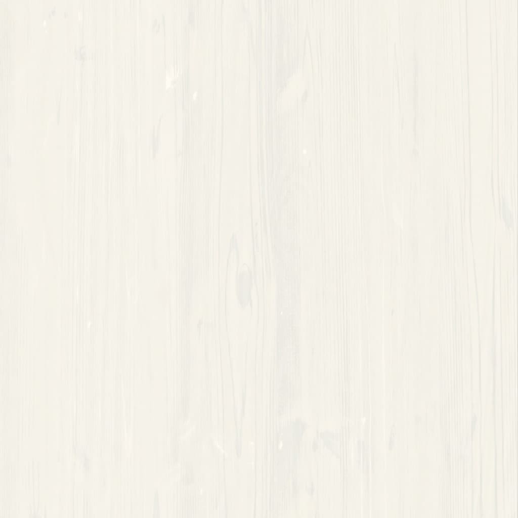 vidaXL Buffet avec tiroirs VIGO 78x40x75 cm blanc bois massif de pin