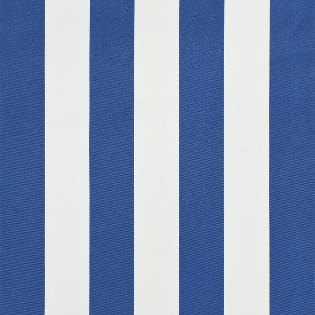 vidaXL Auvent rétractable 200x150 cm Bleu et blanc