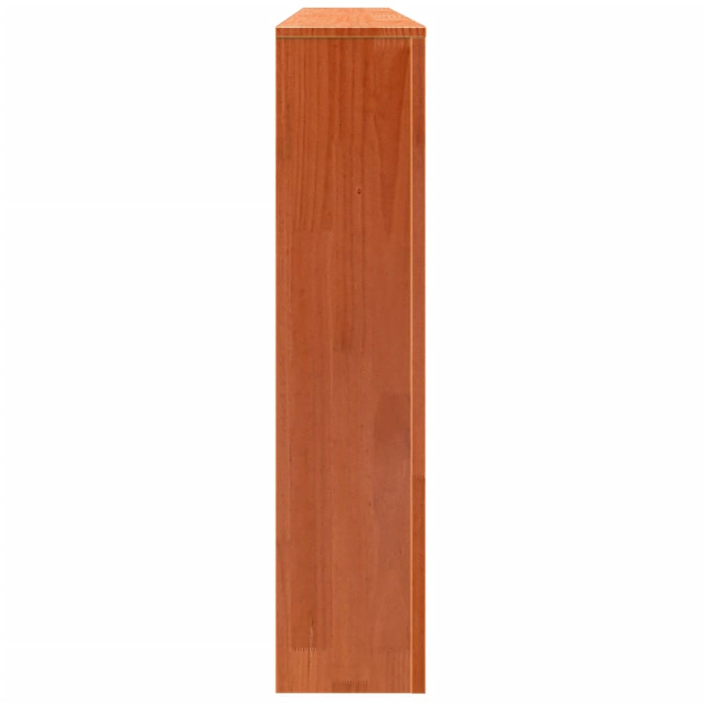 vidaXL Cache-radiateur cire marron 79,5x19x84 cm bois massif de pin