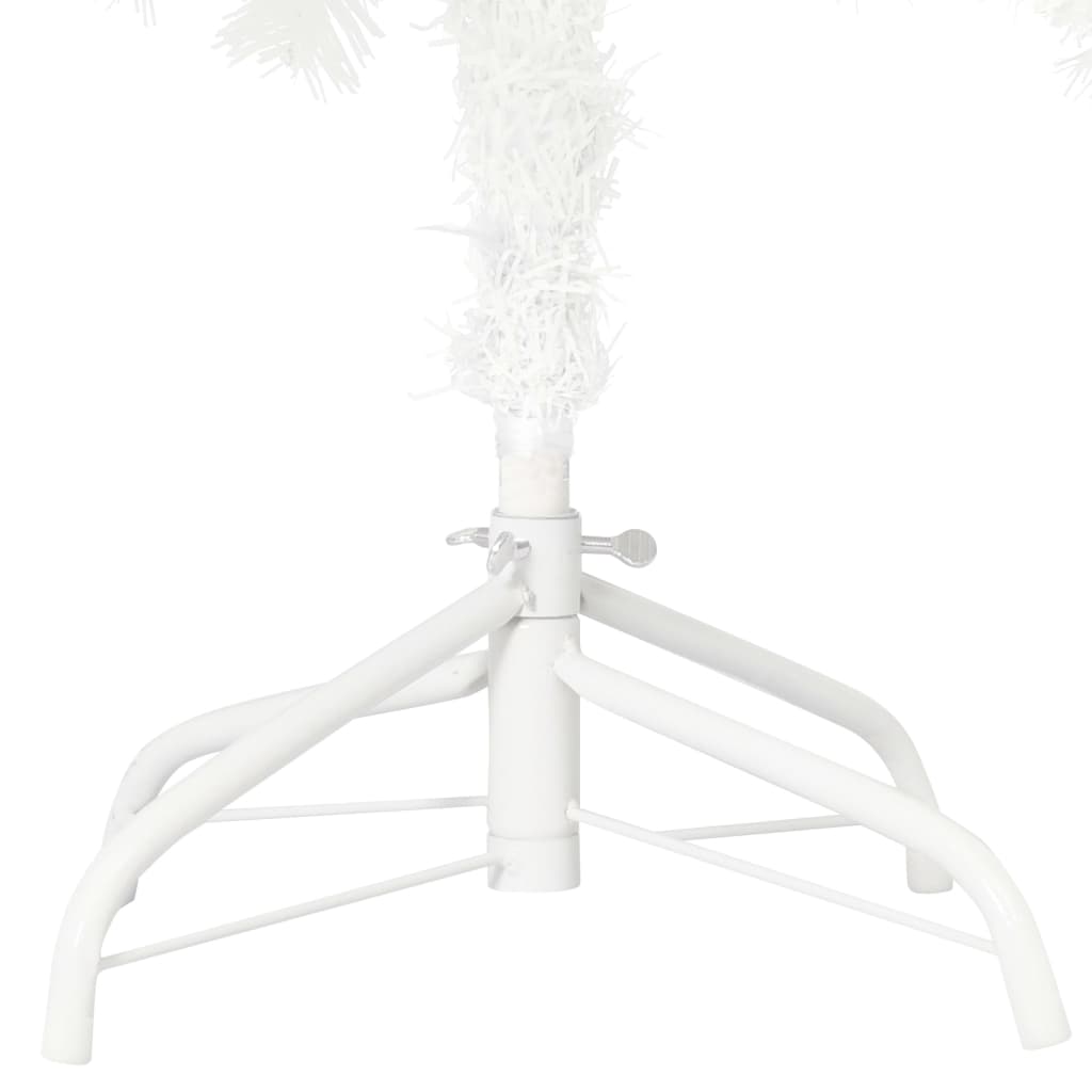 vidaXL Arbre de Noël artificiel aiguilles réalistes blanc 240 cm