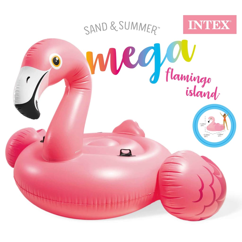 Intex Bouée de piscine Mega Flamingo Island 56288EU