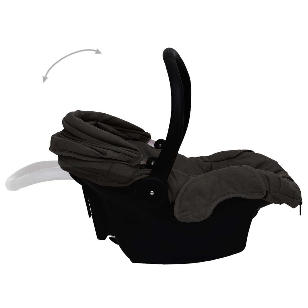 vidaXL Siège d'auto pour bébé Anthracite 42x65x57 cm