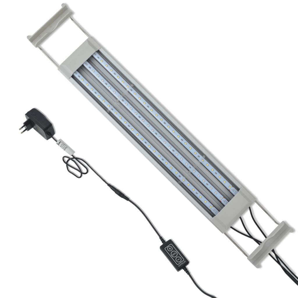 Lampe LED pour aquarium en aluminium avec des lumières blanches et bleues,  95 cm de long VidaXL - Habitium®