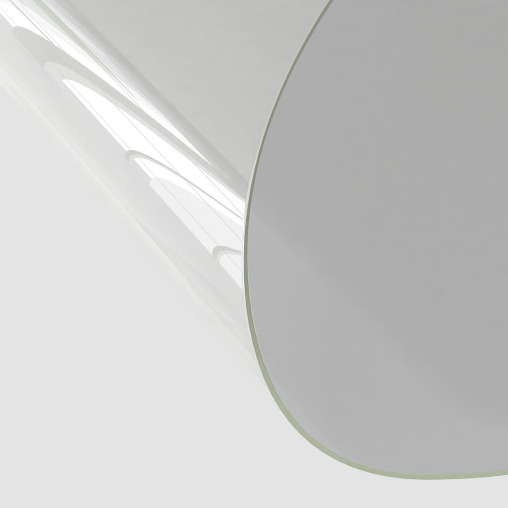 vidaXL Protecteur de table transparent Ø 90 cm 2 mm PVC