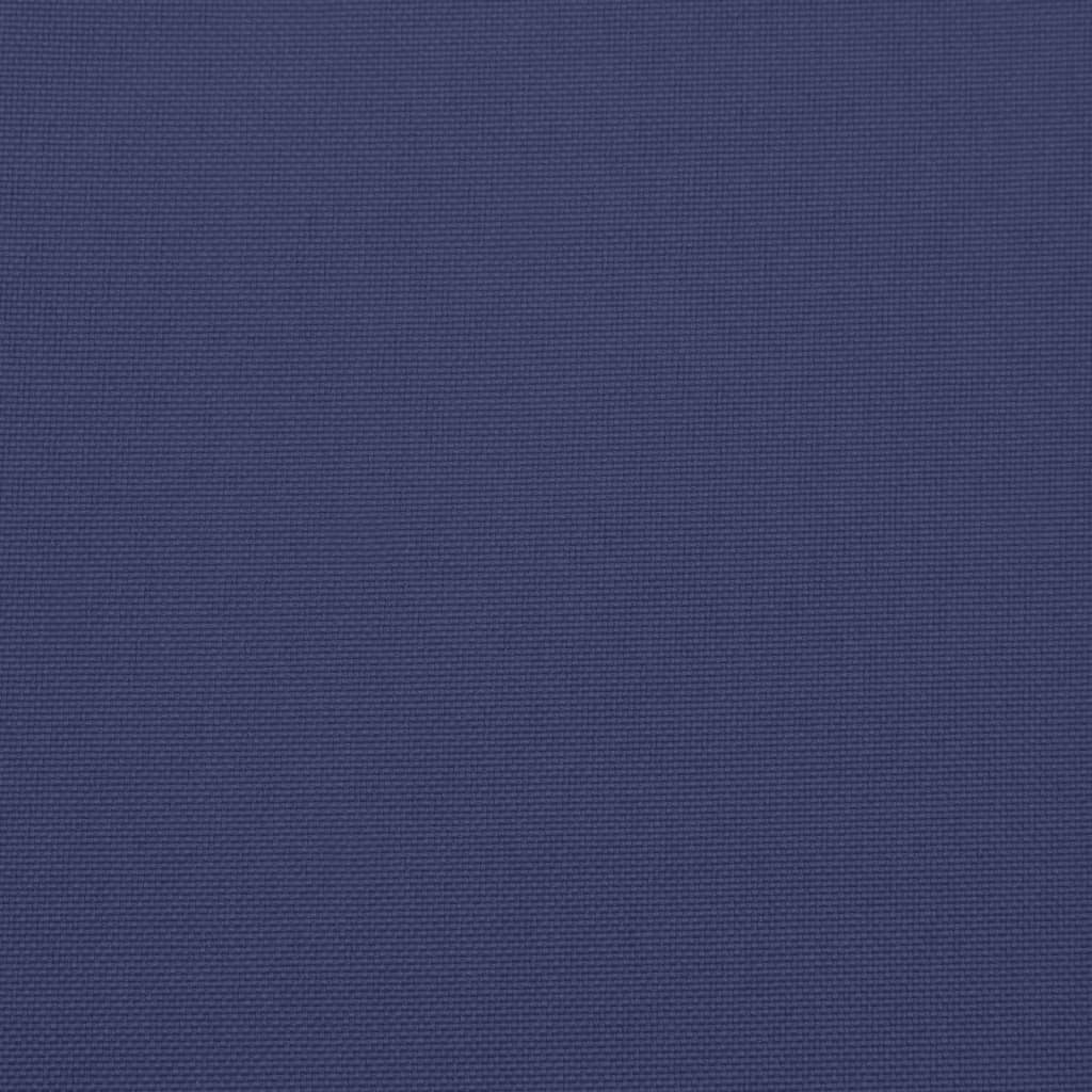 vidaXL Coussins de palette lot de 2 bleu marine tissu