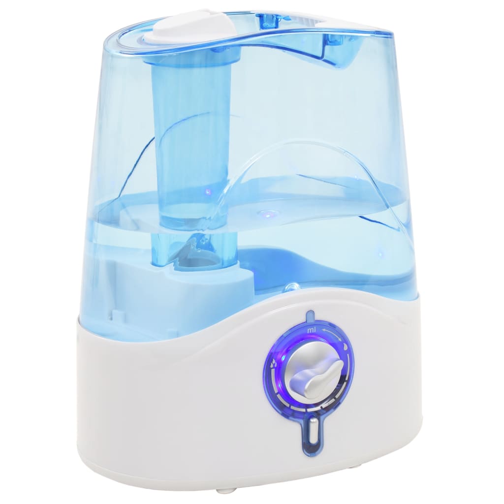 vidaXL Humidificateur à ultrasons avec brume et veilleuse 6 L 300 ml/h