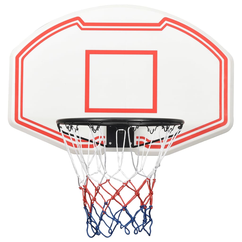 vidaXL Panneau de basket-ball Blanc 90x60x2 cm Polyéthylène