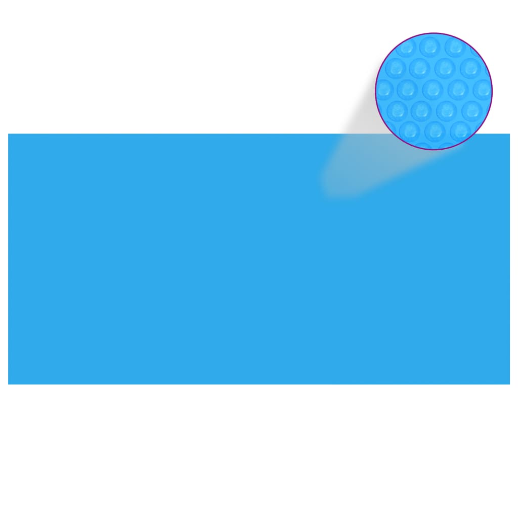 vidaXL Bâche de piscine rectangulaire 732 x 366 cm PE Bleu