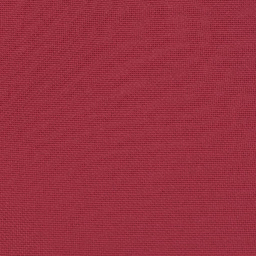 vidaXL Fauteuil cabriolet rouge bordeaux tissu