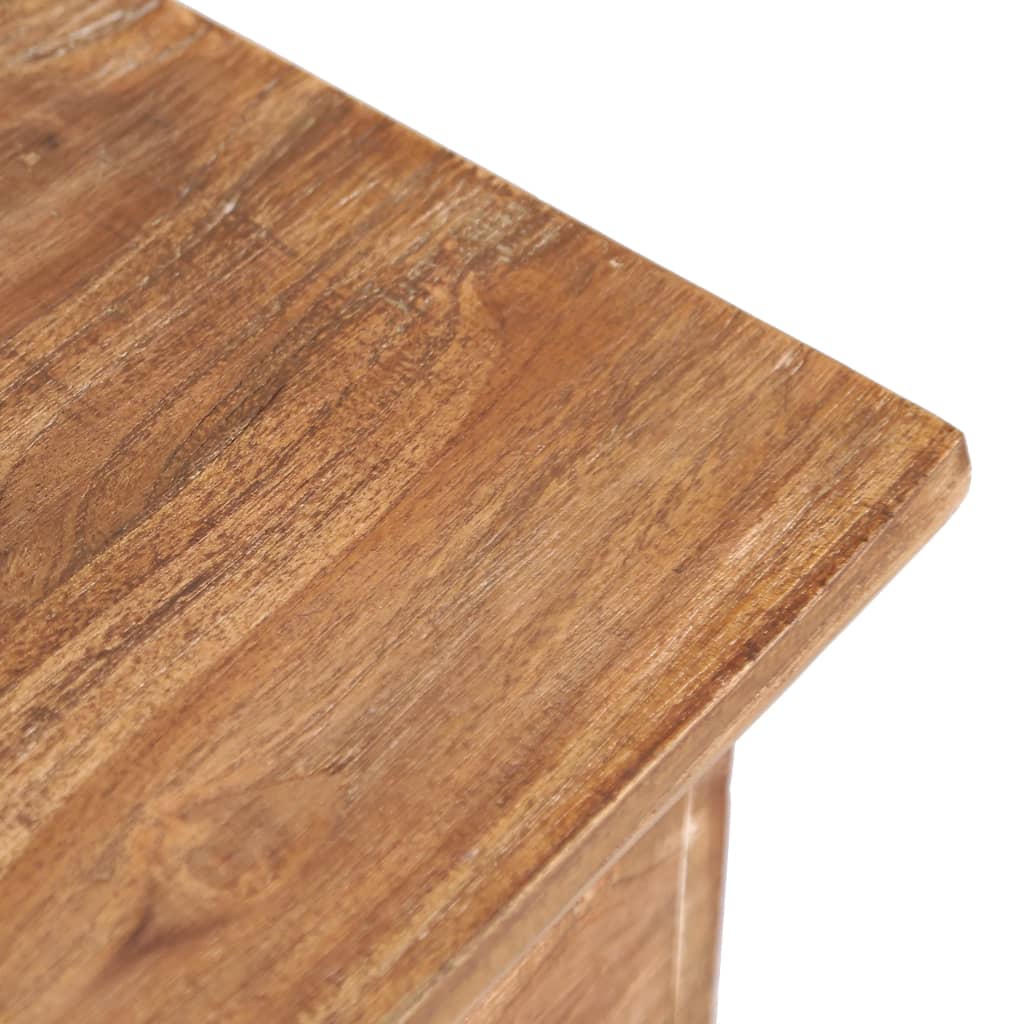 vidaXL Table de chevet 40 x 30 x 50 cm Teck solide