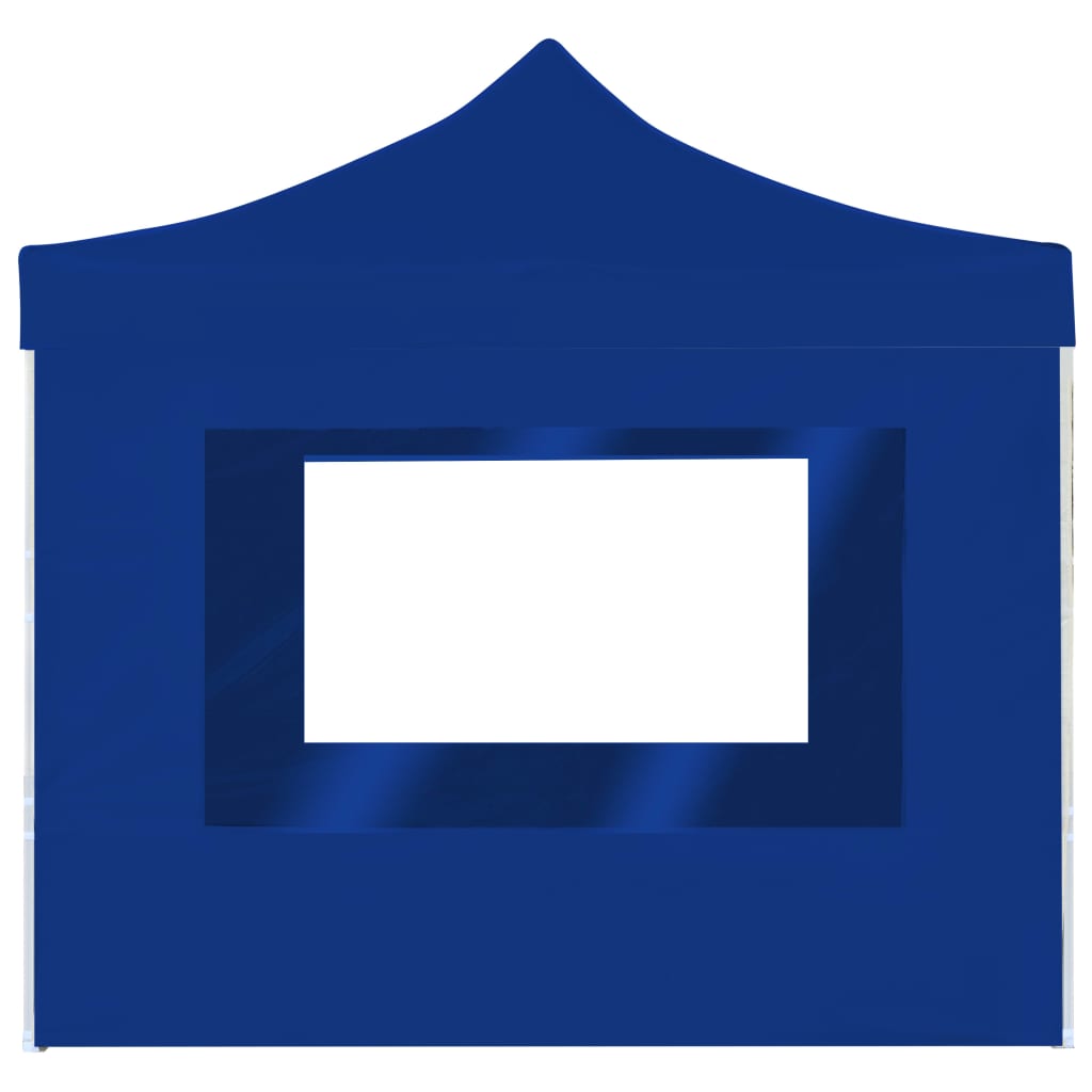 vidaXL Tente de réception pliable avec parois Aluminium 2x2 m Bleu