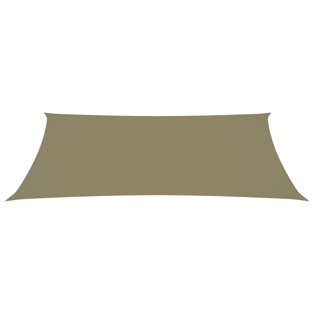 vidaXL Voile de parasol tissu oxford rectangulaire 2x4,5 m beige