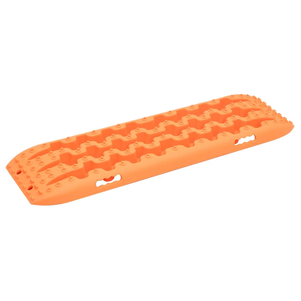 vidaXL Planches de traction 2 pc Orange 106x30,5x7 cm Nylon