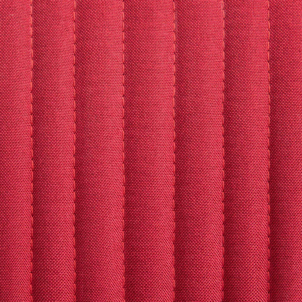 vidaXL Chaises à manger lot de 2 rouge bordeaux tissu