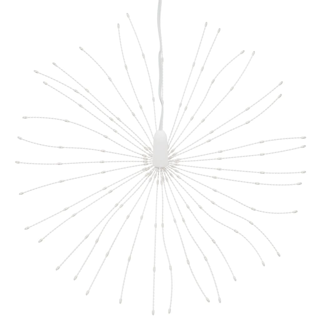 vidaXL Étoile rayonnante de Noël 140 LED blanc froid 17 cm