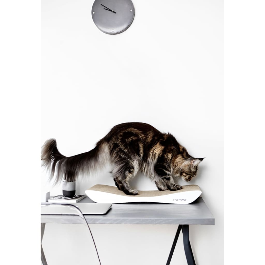 MyKotty Griffoir pour chats TOBI 59 x 25 x 6,9 cm Blanc 3087