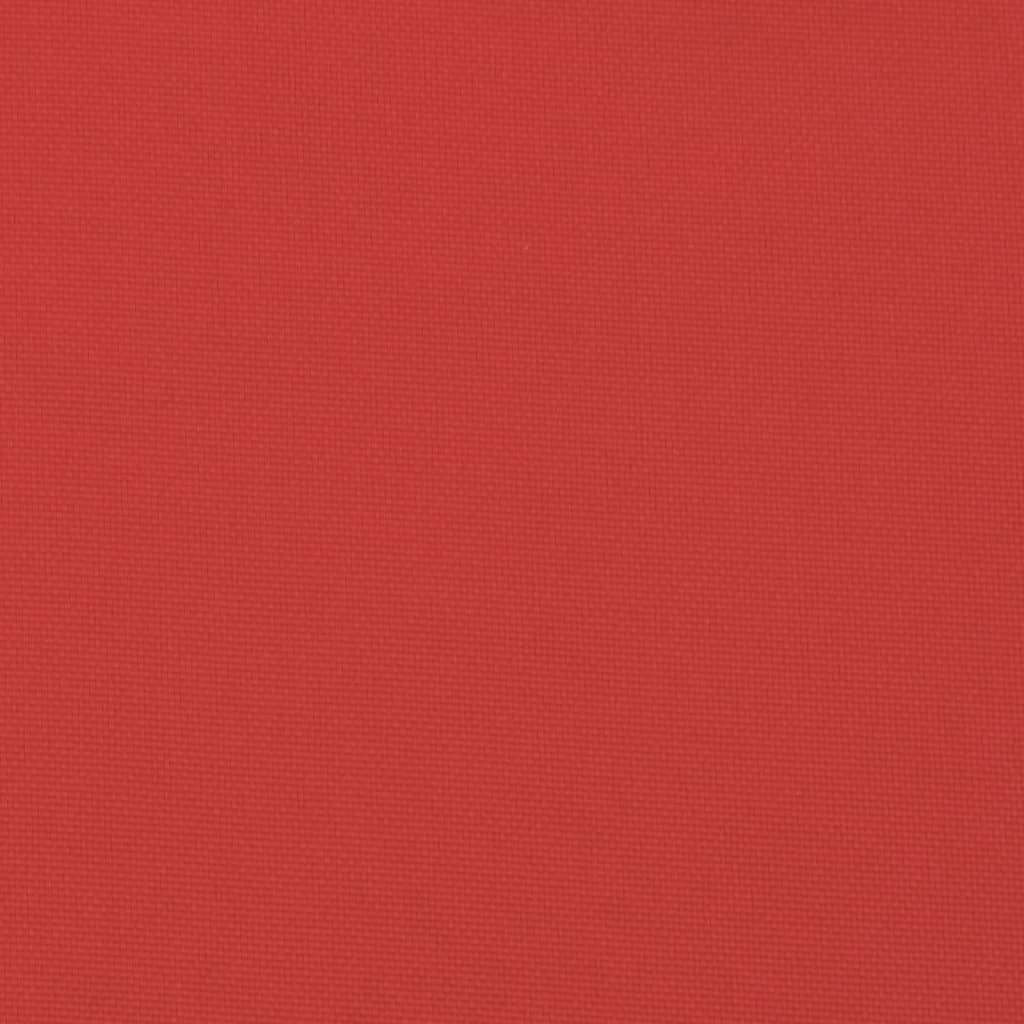 vidaXL Coussin de banc de jardin rouge 120x50x7 cm tissu oxford
