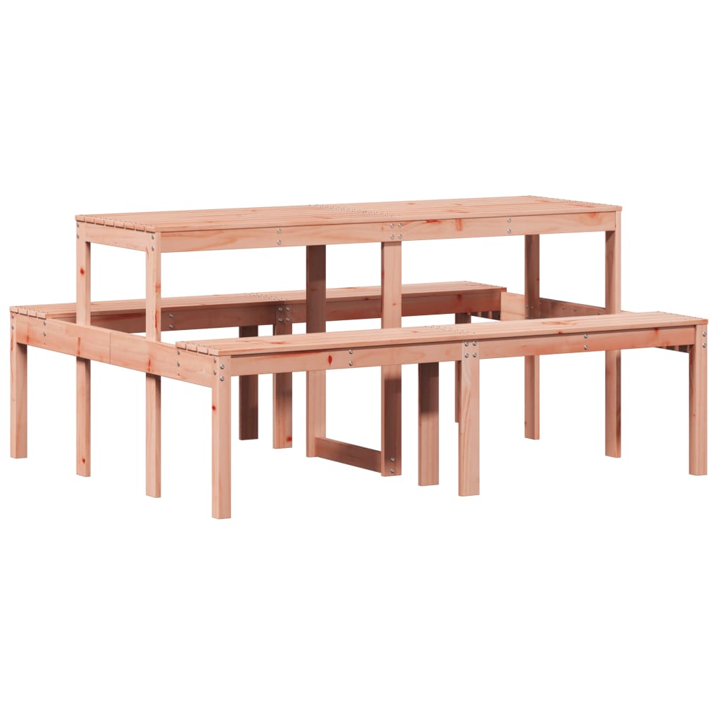 vidaXL Table de pique-nique 160x134x75 cm bois massif de douglas