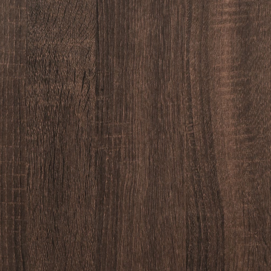 vidaXL Table basse chêne marron 91x91x40 cm bois d'ingénierie