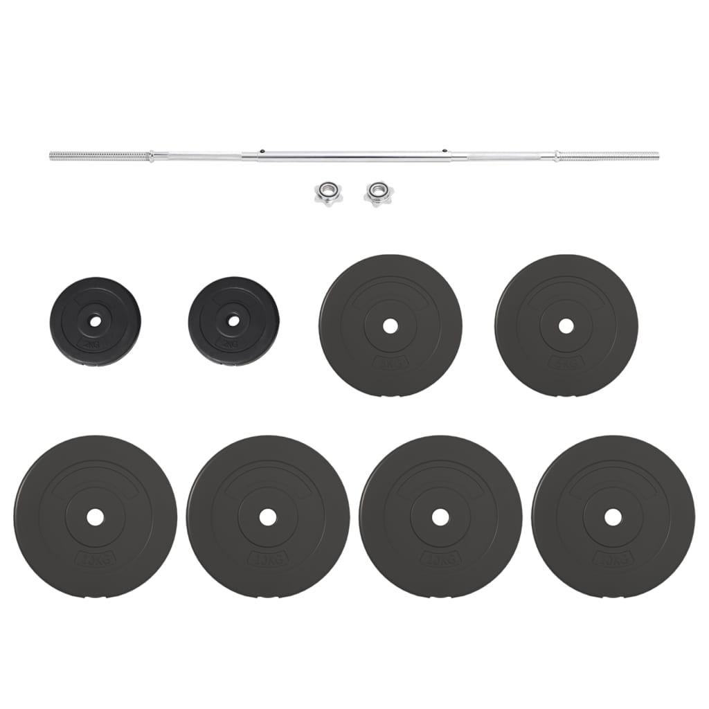 8 Plaques De Poids Haltères Filetées Bollinger Barbell - 3 Lb (1,4 Kg) Chacune Chromée Avec Barre | Matériel Musculation Occasion