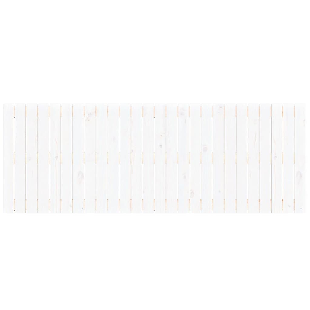 vidaXL Tête de lit murale Blanc 166x3x60 cm Bois massif de pin
