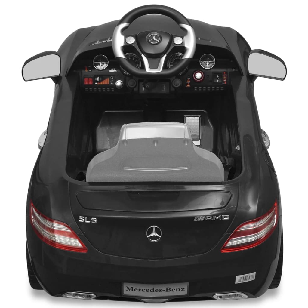vidaXL Voiture électrique pour enfants Mercedes Benz SLS AMG Noir 6 V