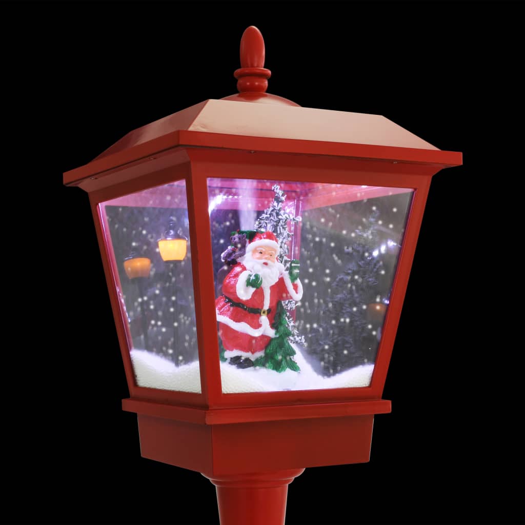 vidaXL Lampadaire de Noël avec Père Noël 180 cm LED