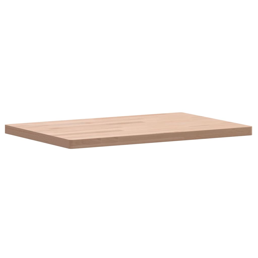 vidaXL Dessus de table 60x40x2,5 cm rectangulaire bois massif de hêtre