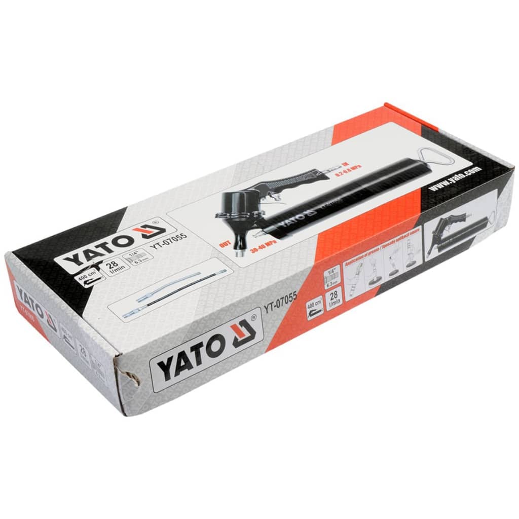 YATO Pistolet à graisse pneumatique 400 CC YT-07055