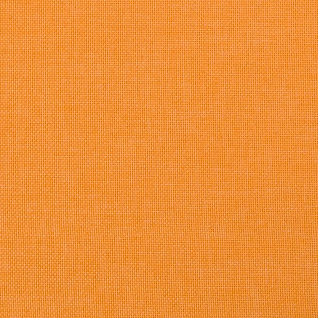 vidaXL Chaise de jeu de massage Noir et orange Tissu