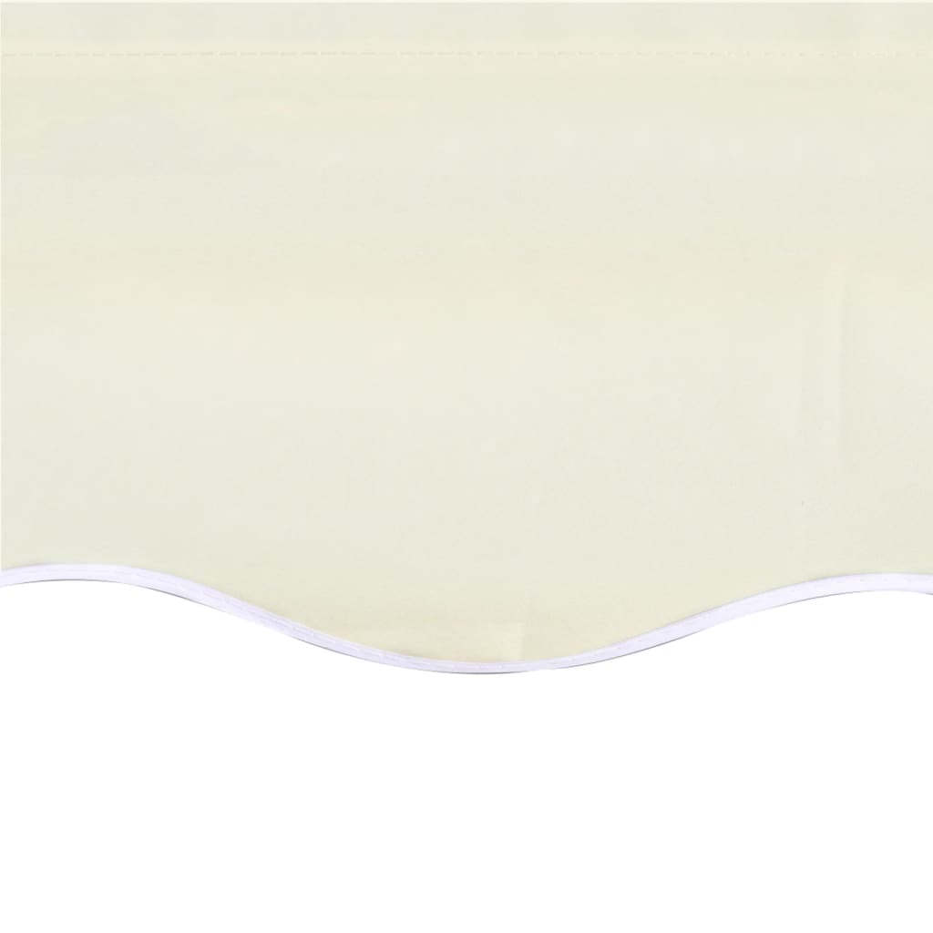 vidaXL Tissu de remplacement pour auvent Crème 4,5x3,5 m