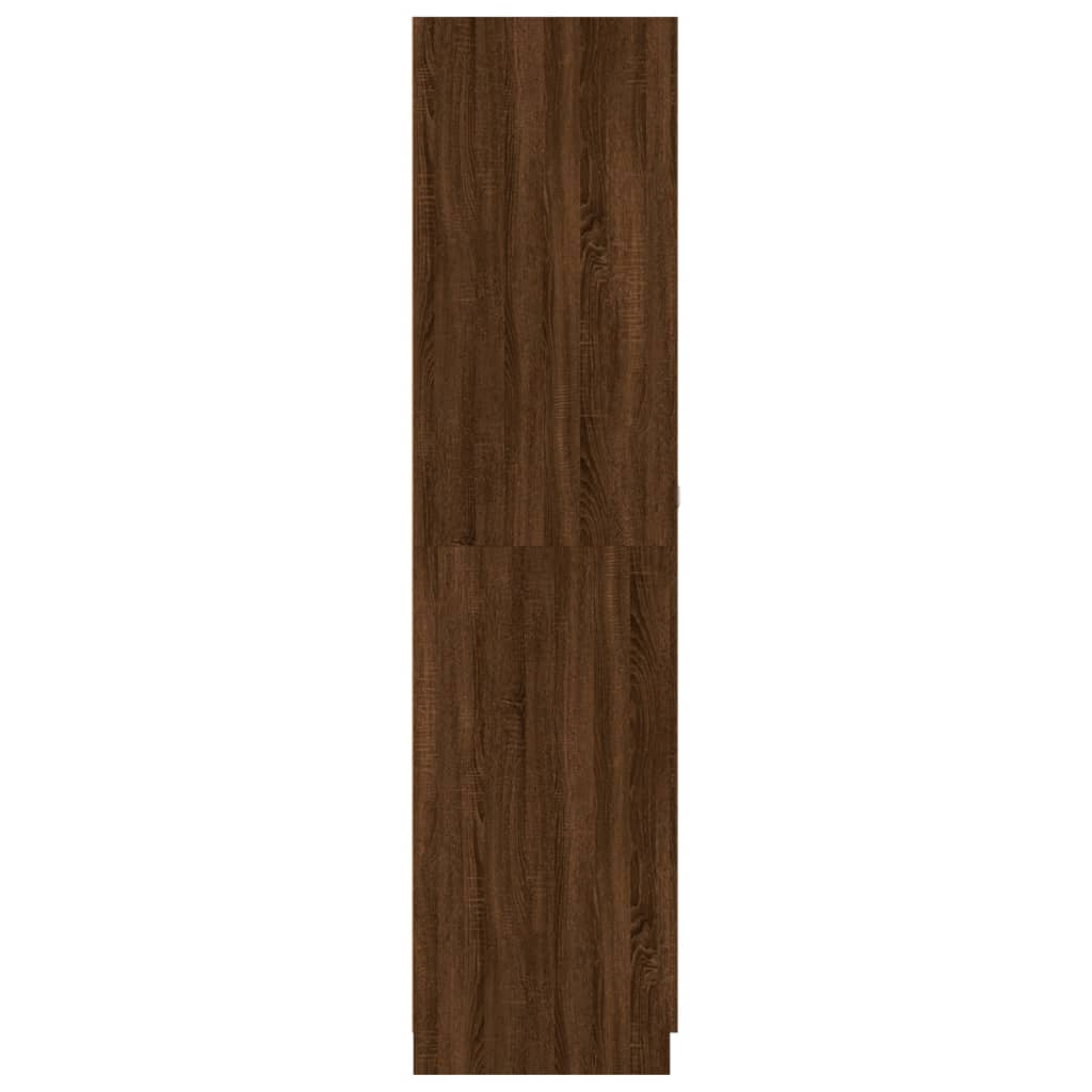 vidaXL Garde-robe Chêne marron 90x52x200 cm Bois d'ingénierie