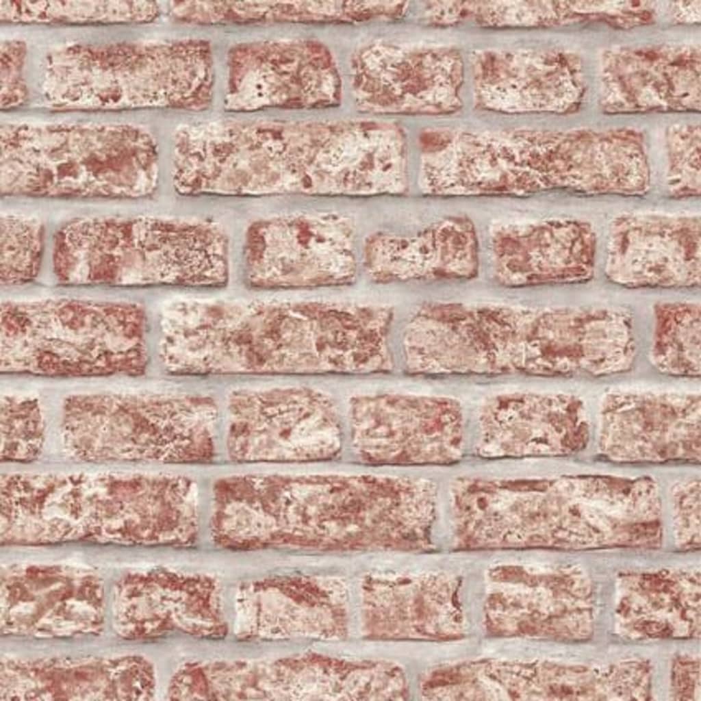 Noordwand Papier peint Topchic Bricks Rouge et gris